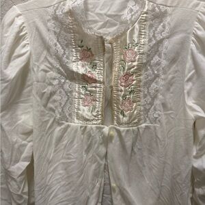 Movie star lingerie 1960’s Vintage Kimono Top size Med made in USA